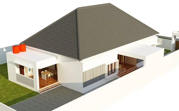 Atap Rumah Limasan Modern Tinggi