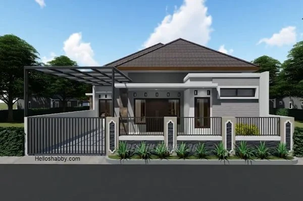 Atap Rumah Limasan Modern dengan Desain Minimalis