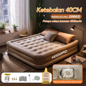 [COD] MODOFO Outdoor Matras Kasur Pompa Tidur Kasur Angin Bisa Tahan Inflatable Tiup Double Air Bed Soft