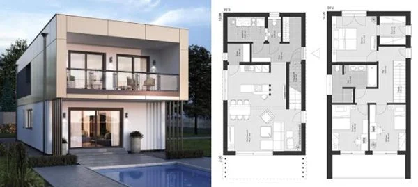 Contoh Denah Rumah Minimalis Modern dan Mewah