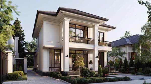 Desain Rumah 2 Lantai Minimalis Klasik Desain Rumah 2 Lantai Minimalis Klasik