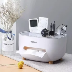 Ecoco Desktop Tissue Box Anti Skid – Kotak Tisu Meja Organizer