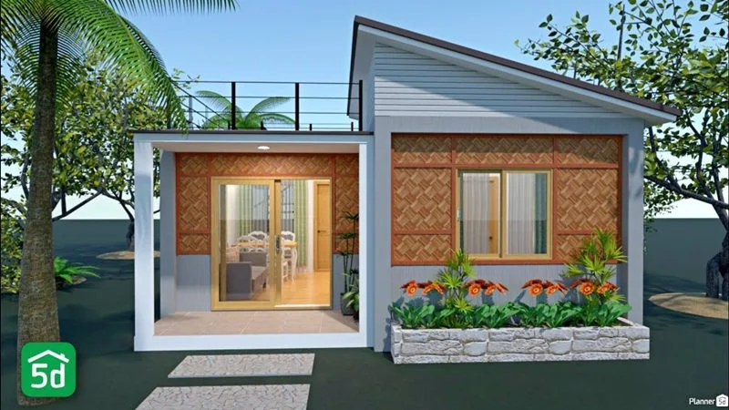 10 Gambar Rumah Minimalis Sederhana yang Nyaman dan Estetis 11 Gambar Rumah Kecil Sederhana Atap Setengah