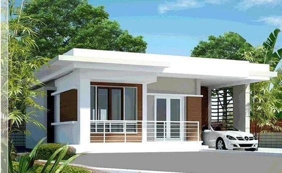 10 Gambar Rumah Minimalis Sederhana yang Nyaman dan Estetis 9 Gambar Rumah Kecil Sederhana Kontemporer