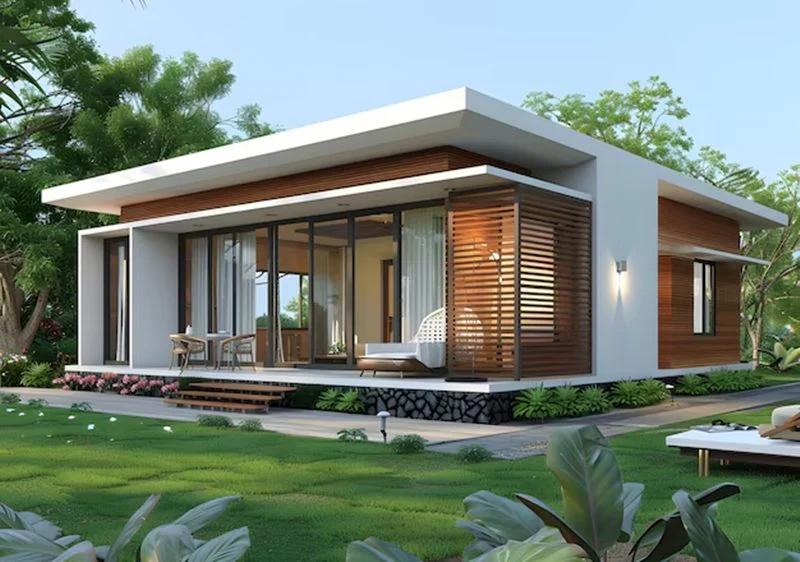 10 Gambar Desain Rumah Minimalis Modern yang Nyaman dan Bernilai Estetika Tinggi 5 Gambar Rumah Minimalis dengan Aksen Kayu