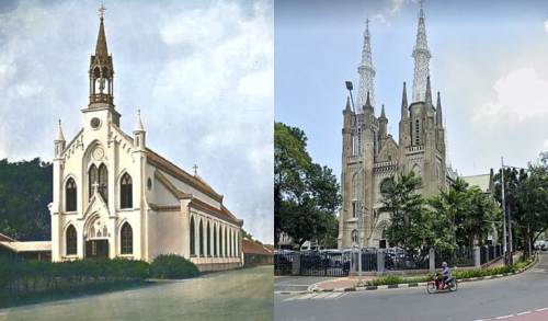 Gereja Katedral, simbol arsitektur kolonial di Jakarta