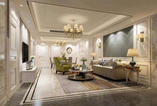 Interior Rumah Gaya Eropa Klasik