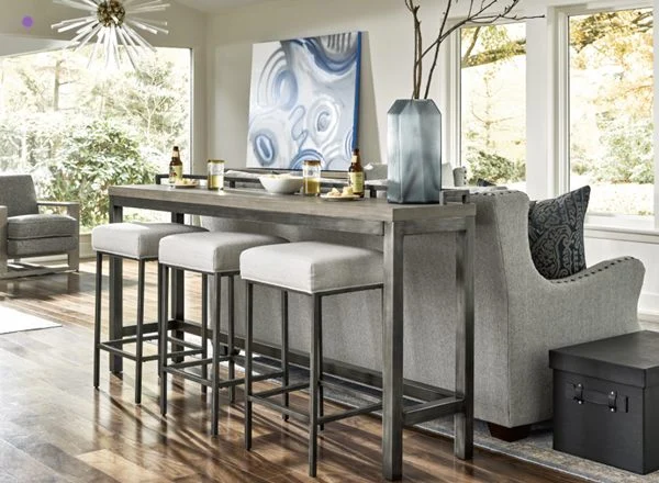 Kitchen Set + Meja Bar + Ruang Keluarga