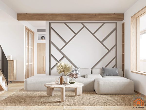 10 Inspirasi Molding Dinding Elegan untuk Tampilan Rumah Lebih Mewah 10 Moulding Pola Geometris