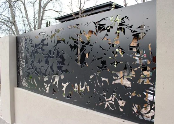 Pagar Laser Cut yang Artistik