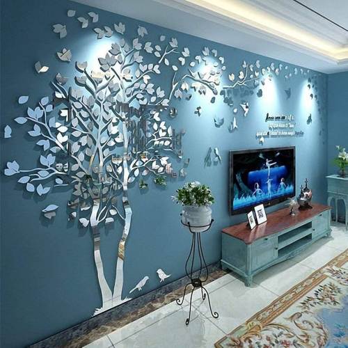 Pasang Hiasan 3D di dinding