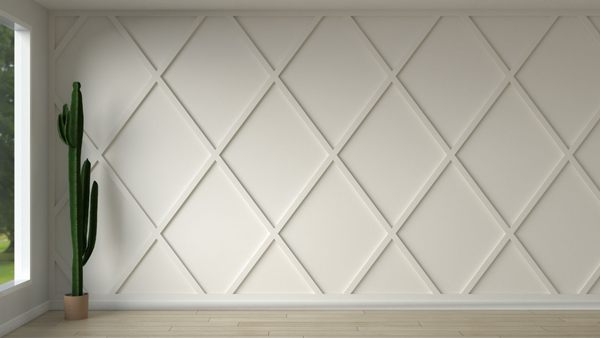 10 Inspirasi Molding Dinding Elegan untuk Tampilan Rumah Lebih Mewah 9 Pola Silang X MOLDING