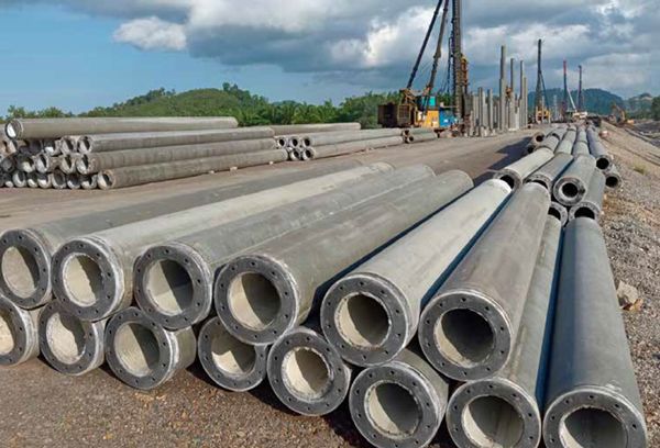 Spun Pile Buat Tanggul Laut