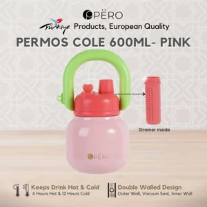 Tumbler Stainless Steel 600ml Anti Tumpah – Pero Permos Cole Vacuum Insulated