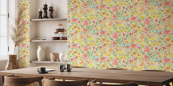 Wallpaper Motif Cat Air yang Terlihat Ringan