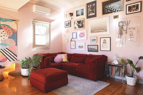 Warna Cat Rumah Merah + Pink