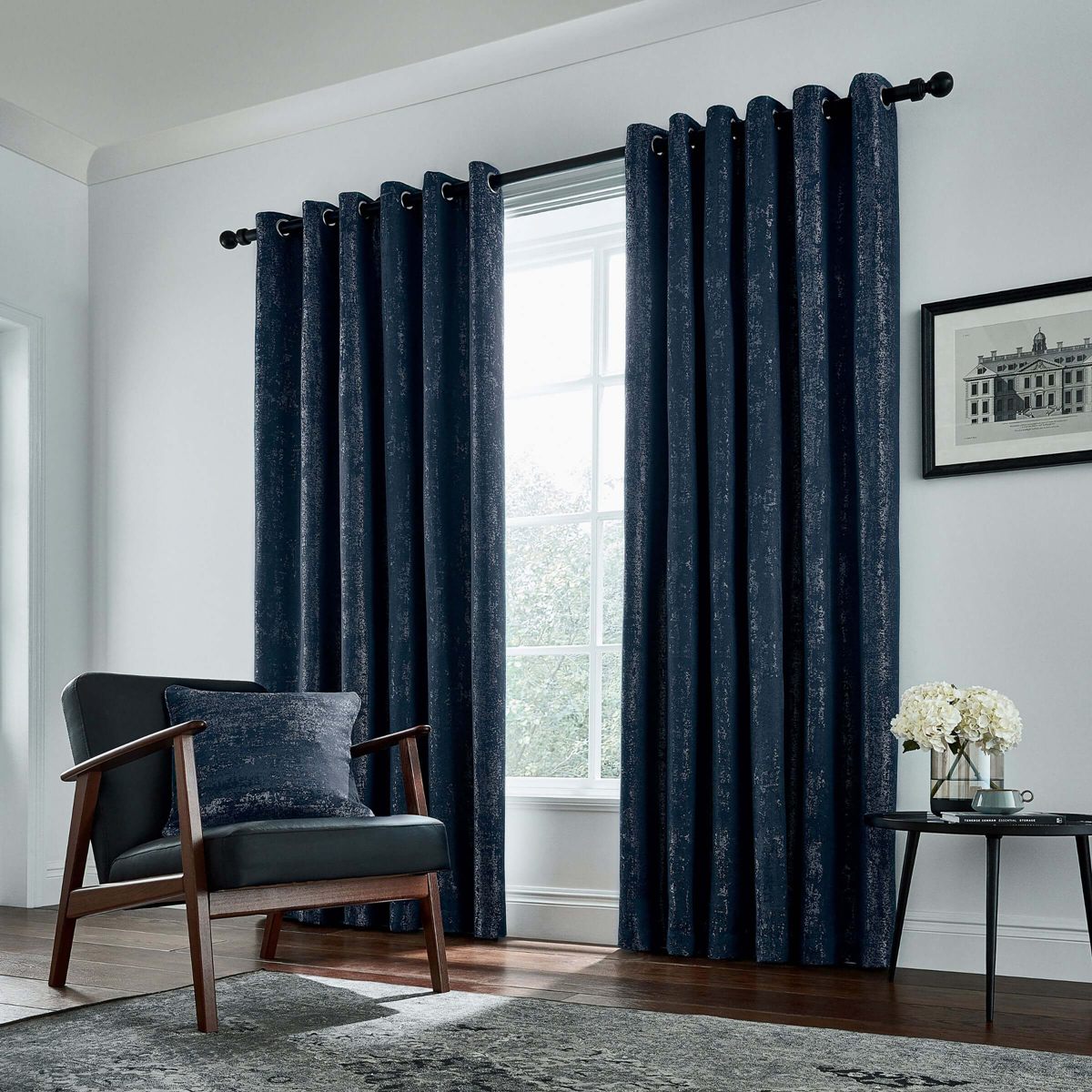 10 Warna Gorden yang Bagus, Estetik, dan Elegan 2 Warna Gorden navy
