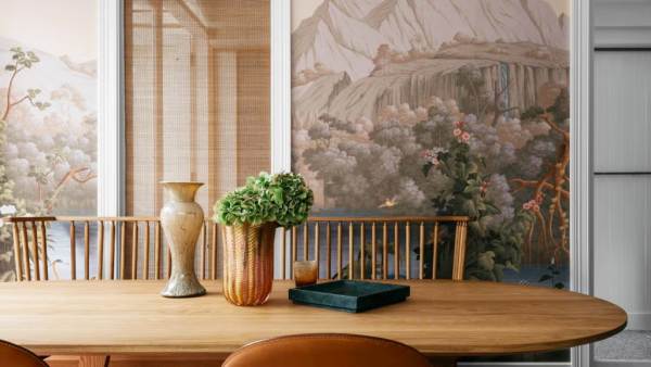 ruang makan wallpaper Neutral Vibes
