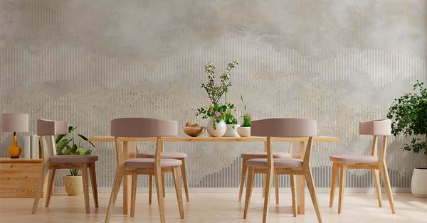 ruang makan wallpaper Scandinavian Look