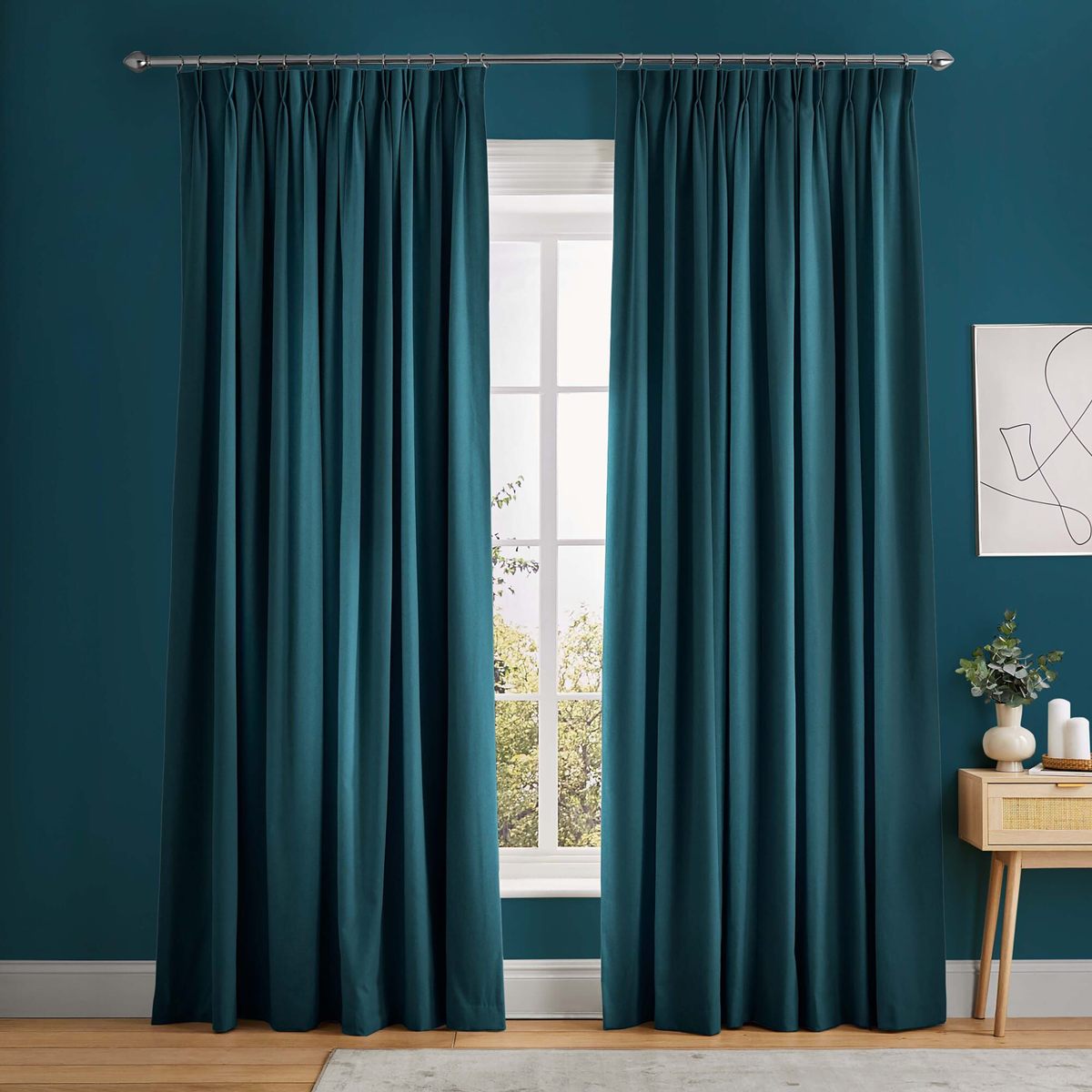 10 Warna Gorden yang Bagus, Estetik, dan Elegan 10 warna gorden teal